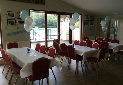 Baby Boys Christening Helium Balloons