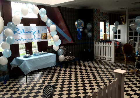 Baby Girls Christening Helium Letter Balloons