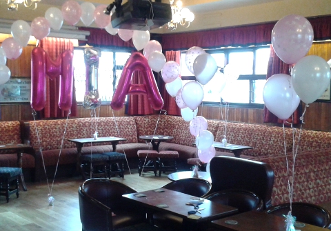 Girls Communion Helium Balloons The Village Inn, Crumlin, Dublin 12