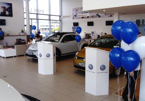 Corporate Helium Balloons Frank Keane Volkswagen